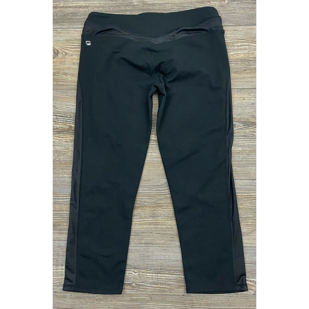 FABLETICS Leggings Cropped/Capri Medium Black Poly/Elastane Waistband Pocket - Picture 3 of 8